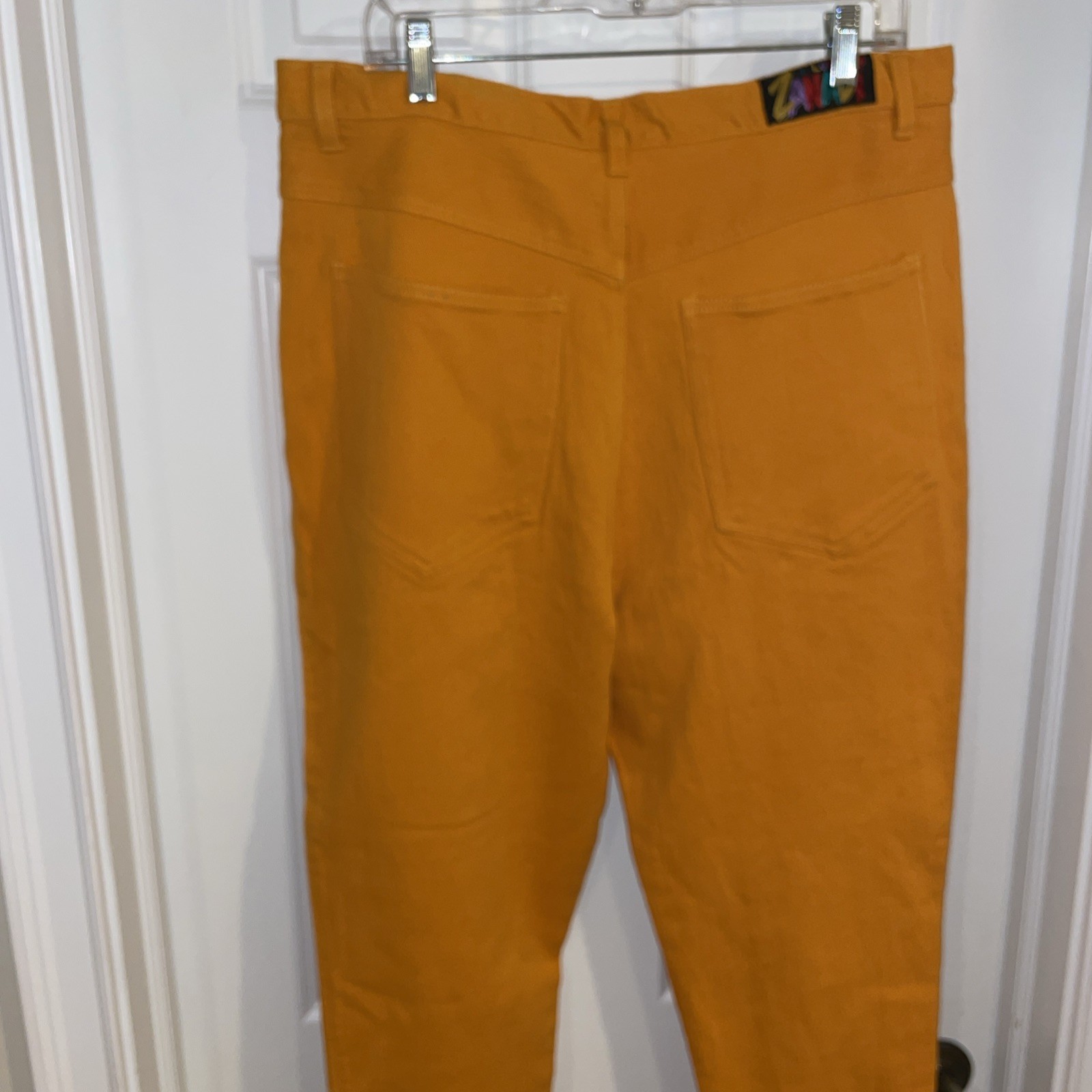 Vintage Pants Zandi Di Size 22 Orange 90’s Y2K Era Denim Stretch Skinny Ankle