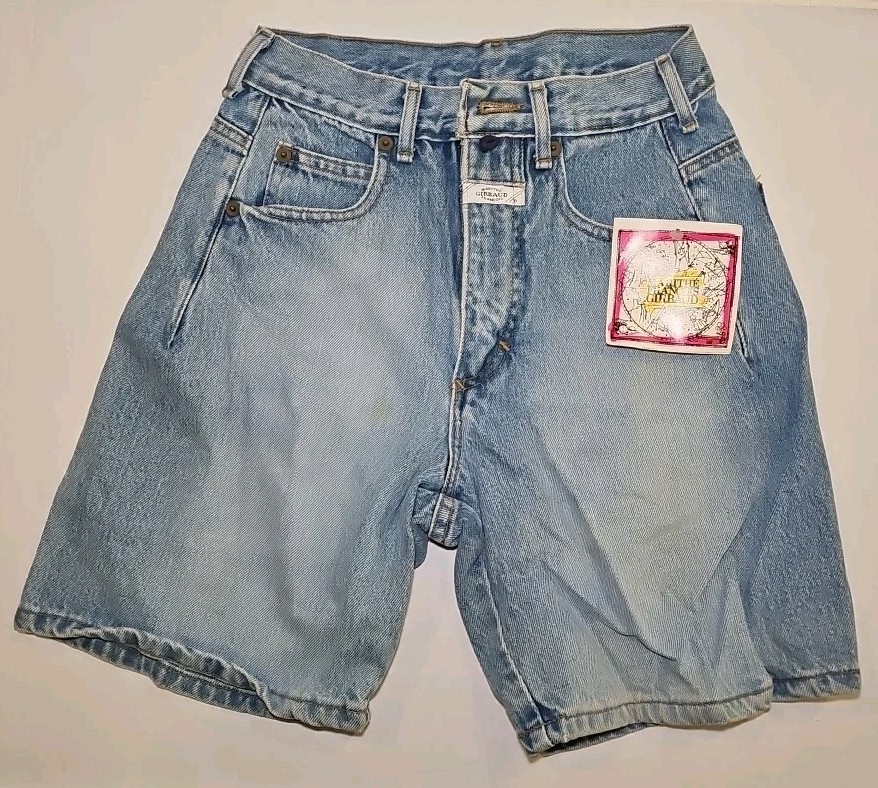 Vintage Y2K 1992 Marithe Francois Girbaud Shorts Womens 3/4 Black Denim USA NEW!