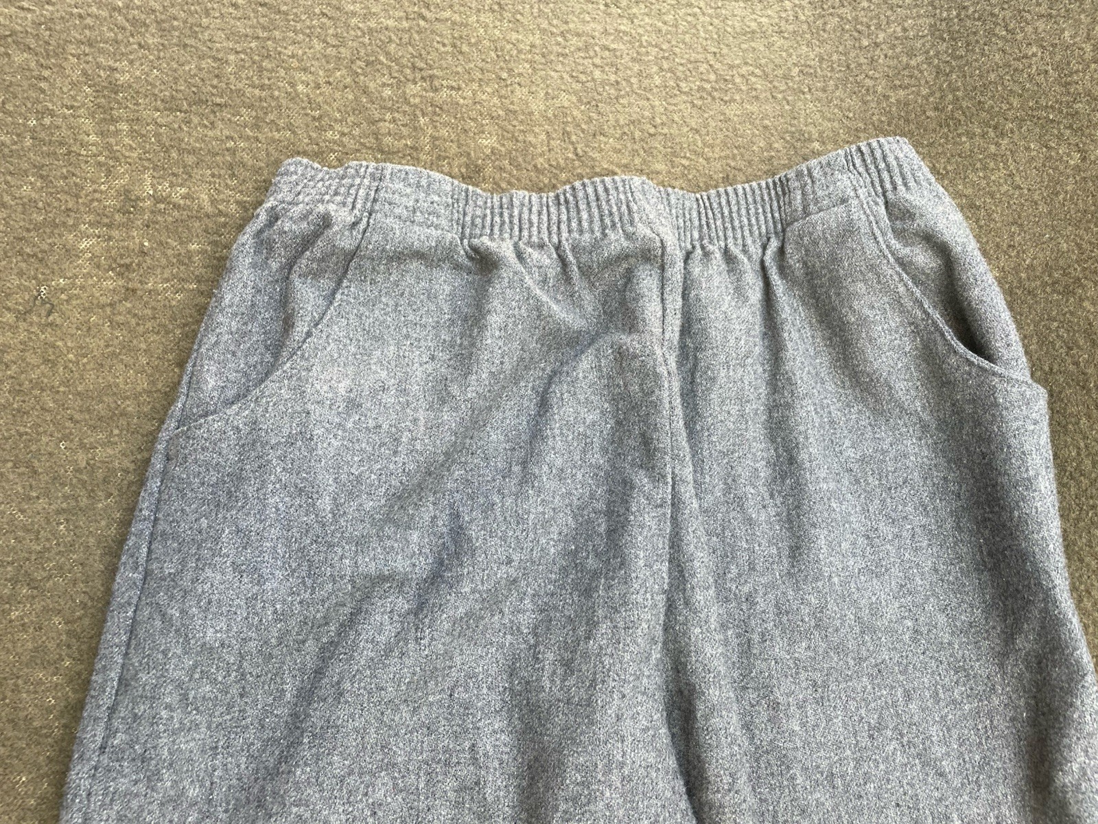 Vintage 80s/90s Haband for Her Polyester Pants Sz 16p USA Made Elastic Waist