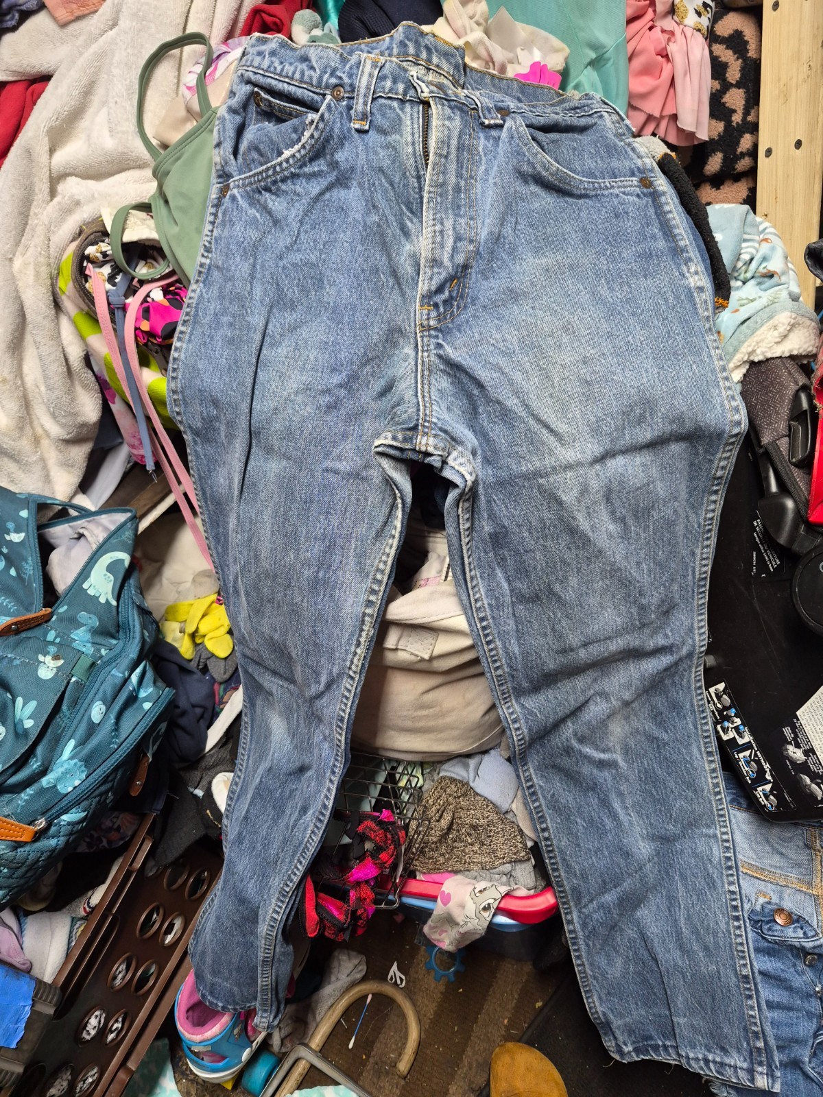 VTG 70s Dee Cee Bootcut Flare Jeans womens 6.5×31 Western Cowboy Rodeo USA