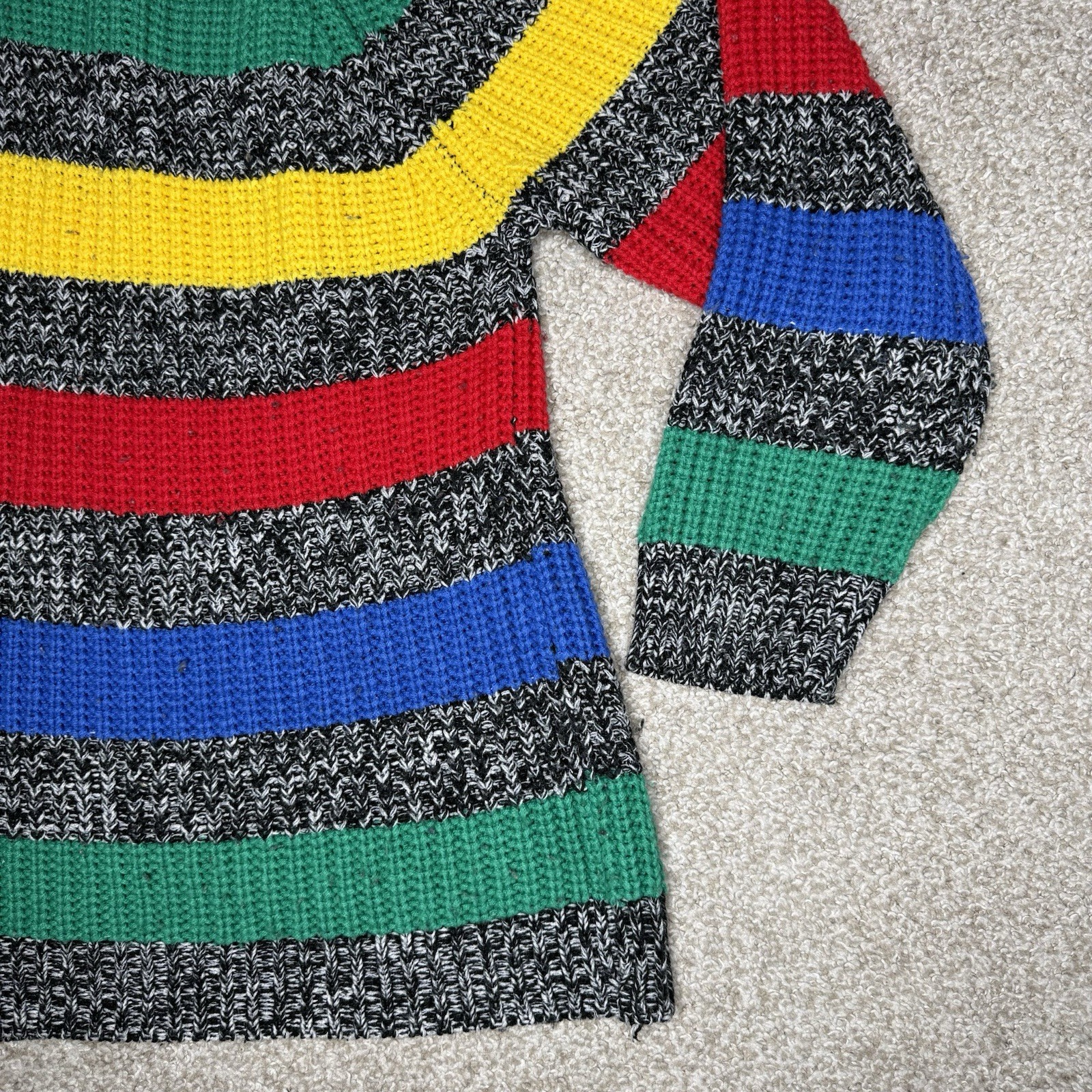 Vintage 80s Original Venezia Sportswear Sweater Women’s Size 46 XLarge Colorful