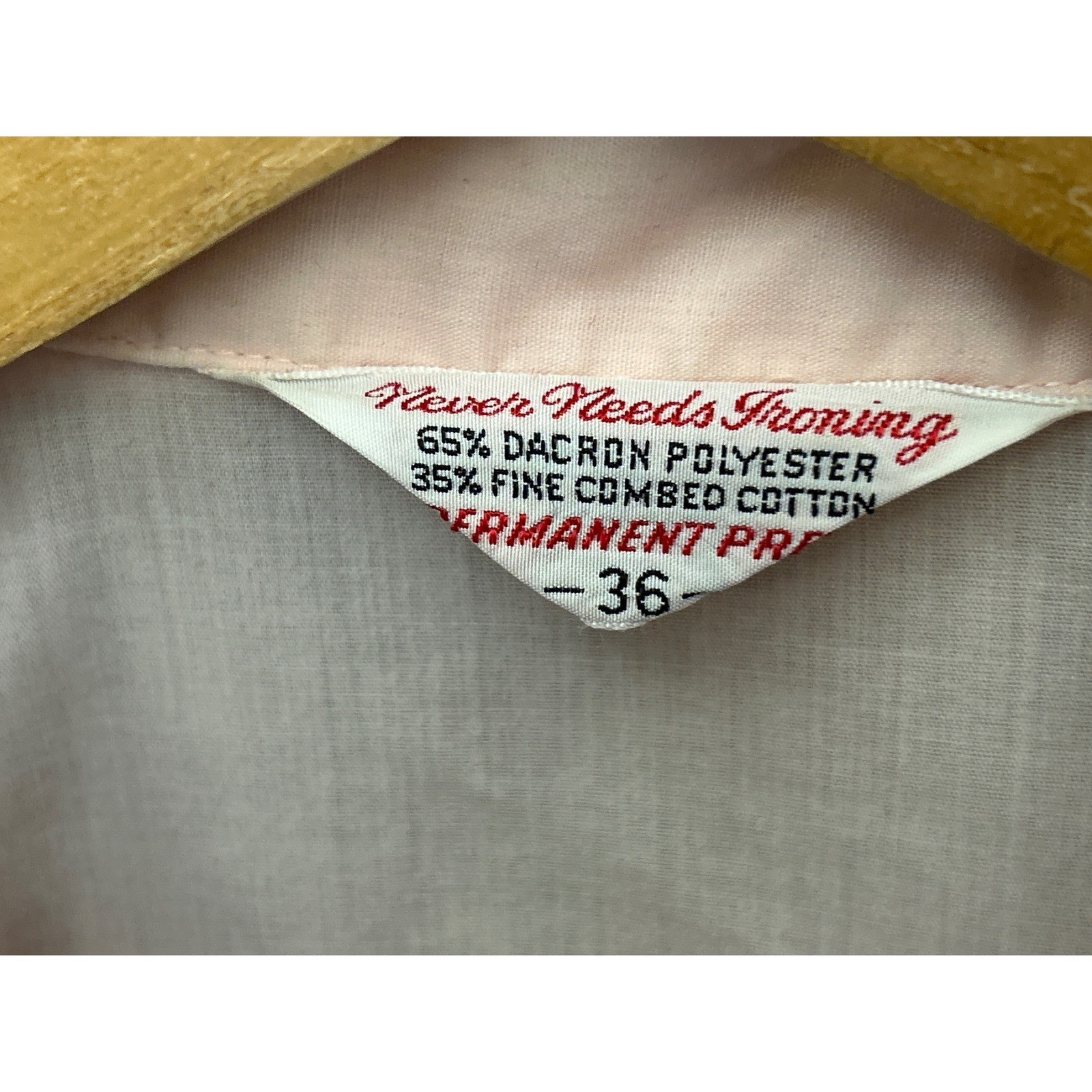 Vintage Never Needs Ironing Blouse Pastel Coquette Retro Pastaelcore 1950s 1950s
