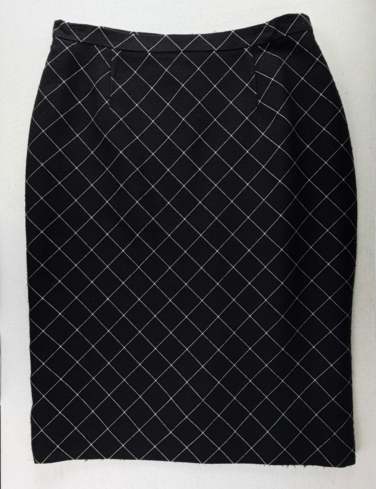 NWOT Vintage CHRISTIAN DIOR 2010 By John Galliano Set Checker Skirt 10 Vest 12