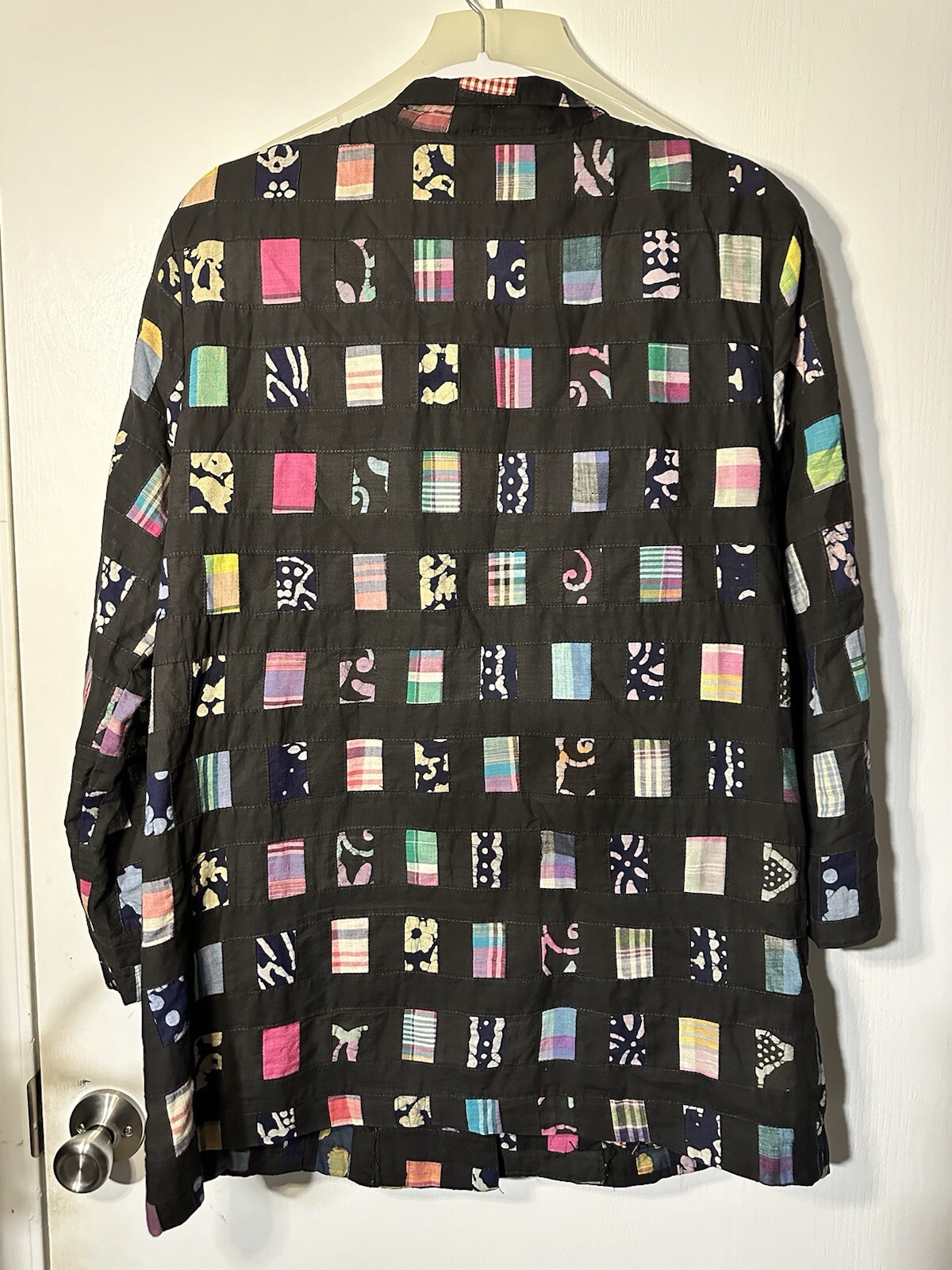 Vintage COPYCATS FUNKY PRINT CHECKERED BLAZER