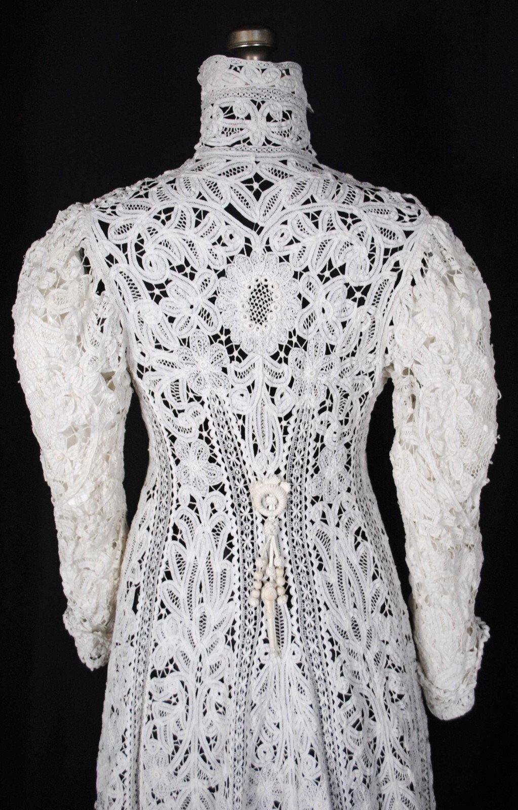 EDWARDIAN BATTENBURG TAPE LACE COAT 1908