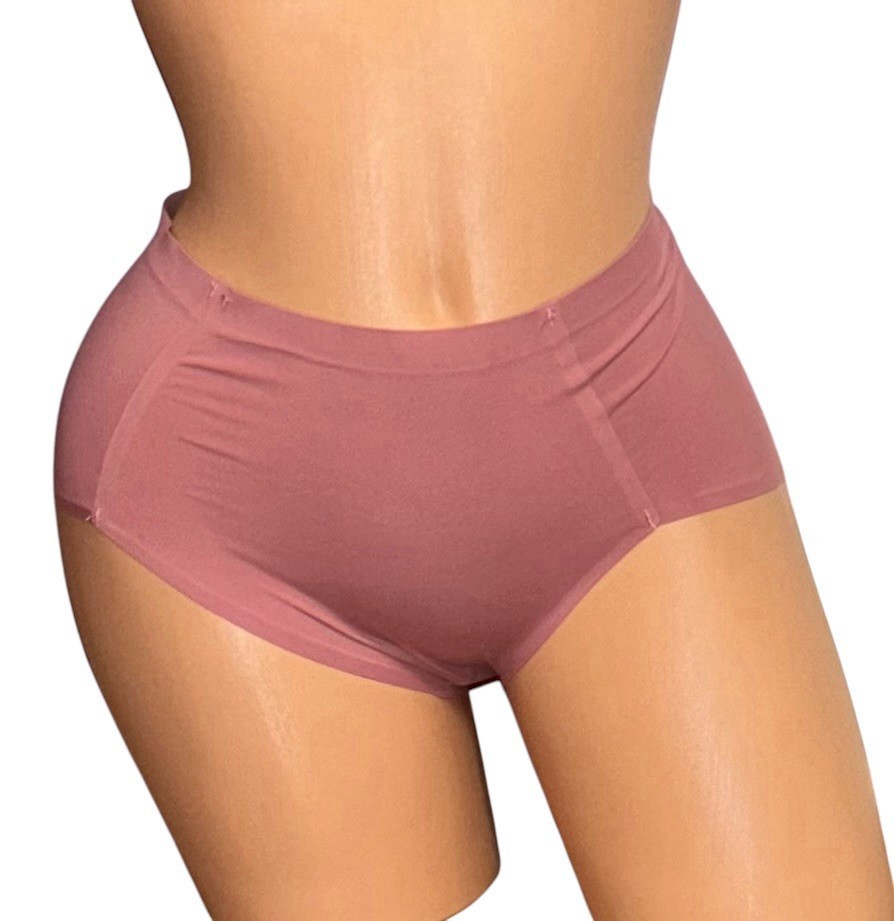 Lot of 2 Prima Valentina Pink Smooth & International Intimates Black Panties