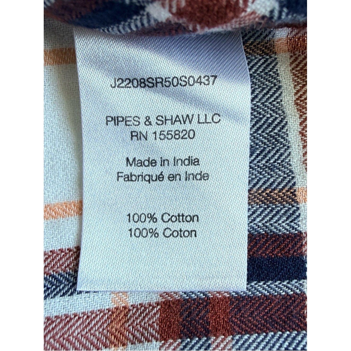 Veronica Beard Jeans Barnette Plaid Cotton Flannel Western Shirt size 4