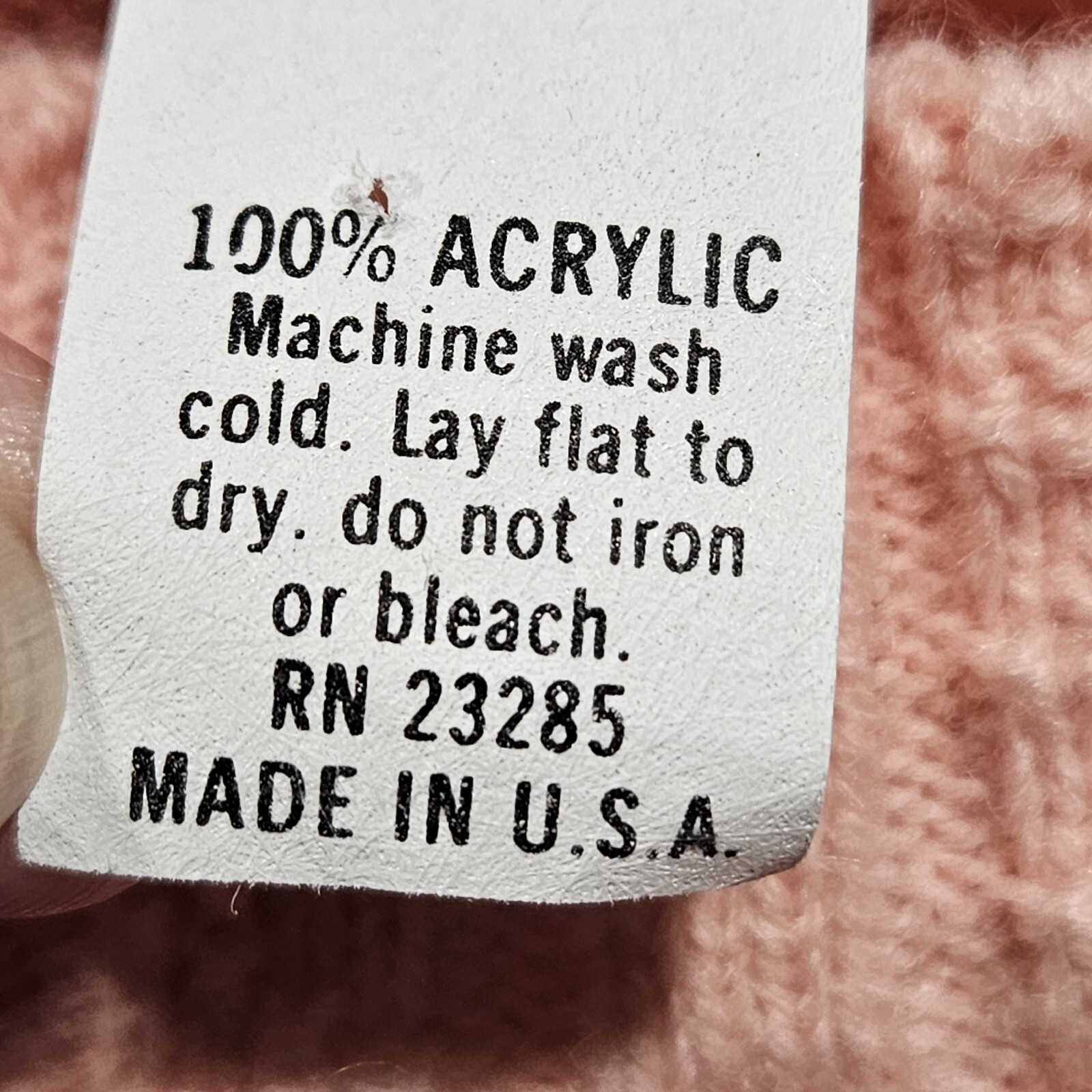 Vintage Adele Knitwear Pink Floral Pullover Vest Sweater Small Medium Made USA