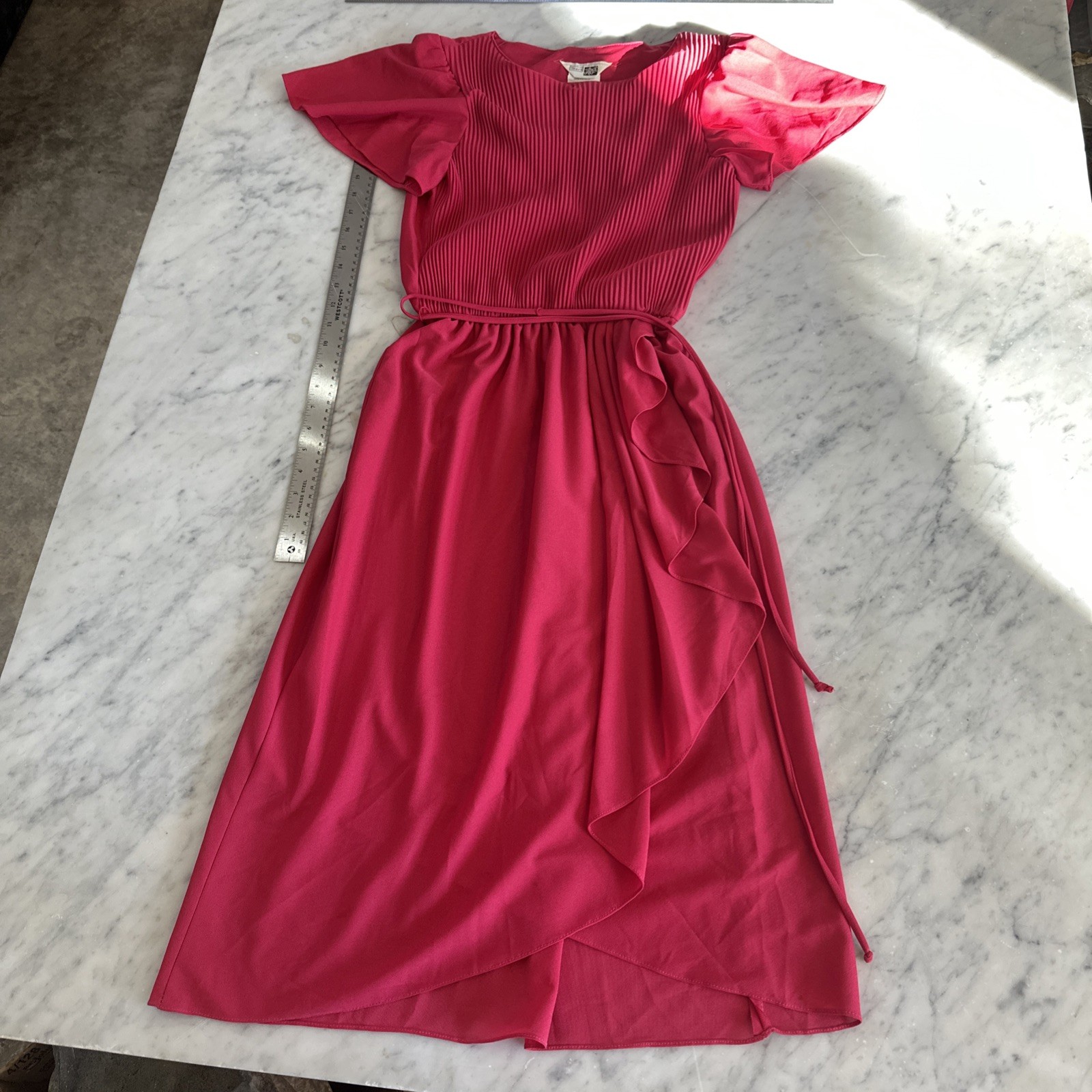 Sears 1960s the fashion place Knee Length Dress Size 10 USA maxi workwear nice