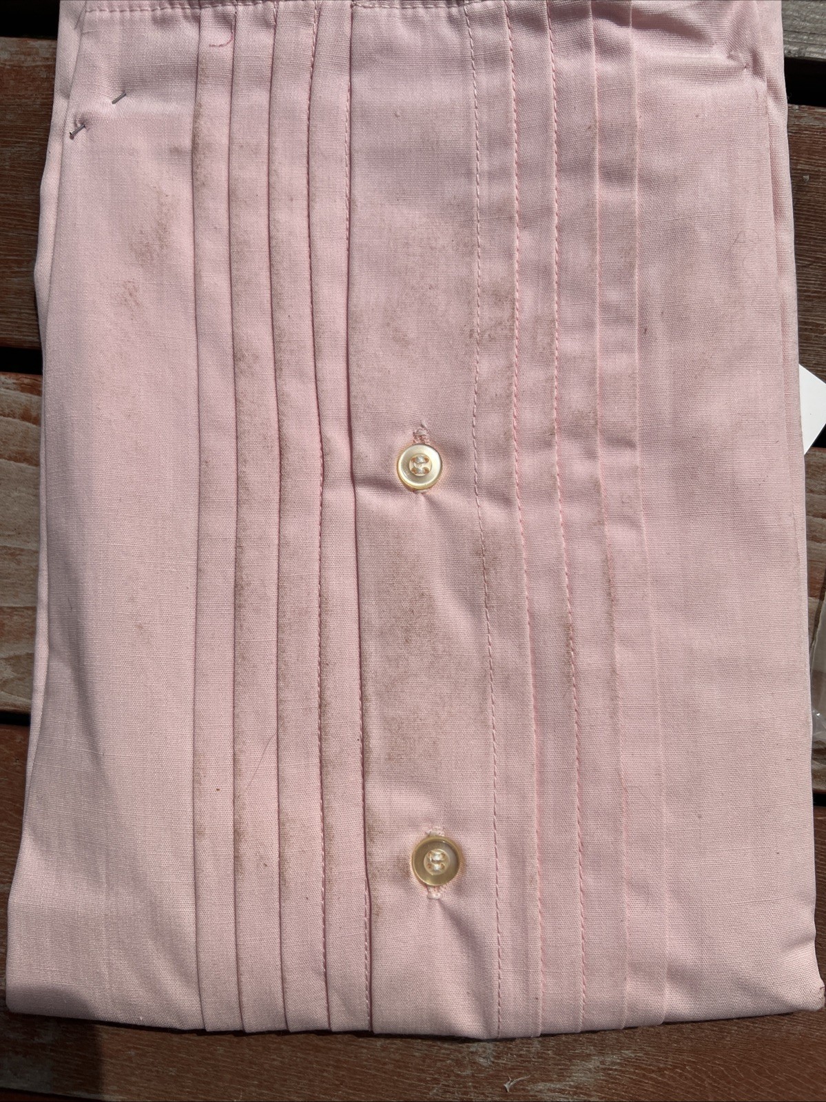 VTG 70s Deadstock Springmaid Fabrics Shirtmaker Sleeveless Blouse 100% Cotton 44