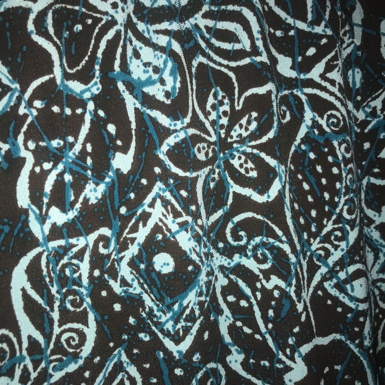 Vintage Carol Rose Brown and Teal Floral Milkmaid Top Y2k Whimsigoth Fairy