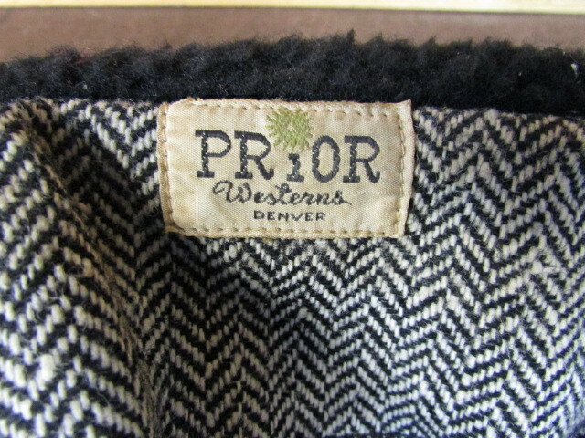 Vintage Jacket Prior Westerns Denver 1950’s coat heavy weight warm Medium M