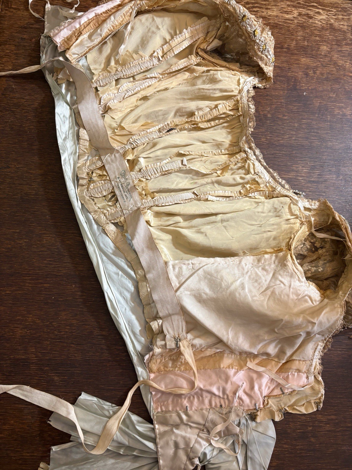 Antique dress bodice Edwardian 1900s Mrs. Donovan NYC – Couture