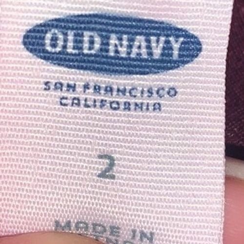 Old Navy Burgundy Faux Suede Button Front Mini Skirt A-Line Plum Size 2