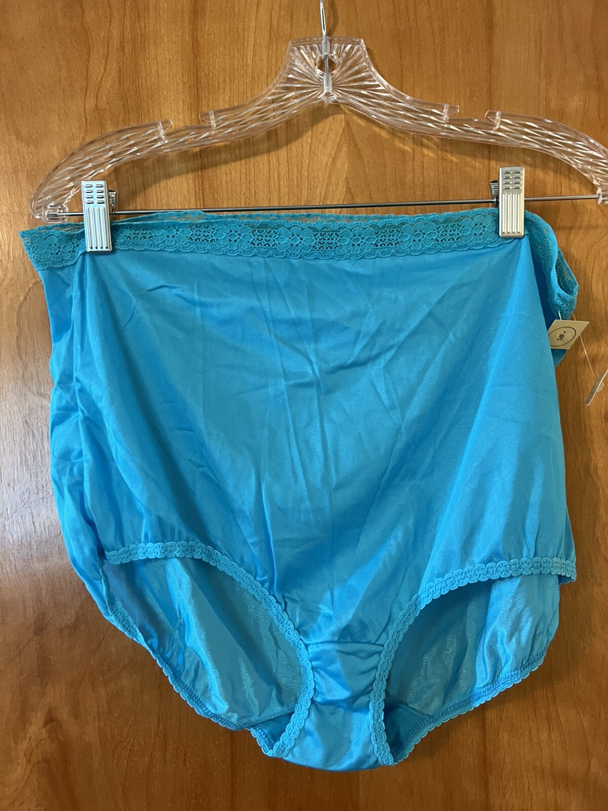 Kmart Panties Underwear Nylon Tricot Blue Panty USA Vintage K-mart NWT Esteem 9
