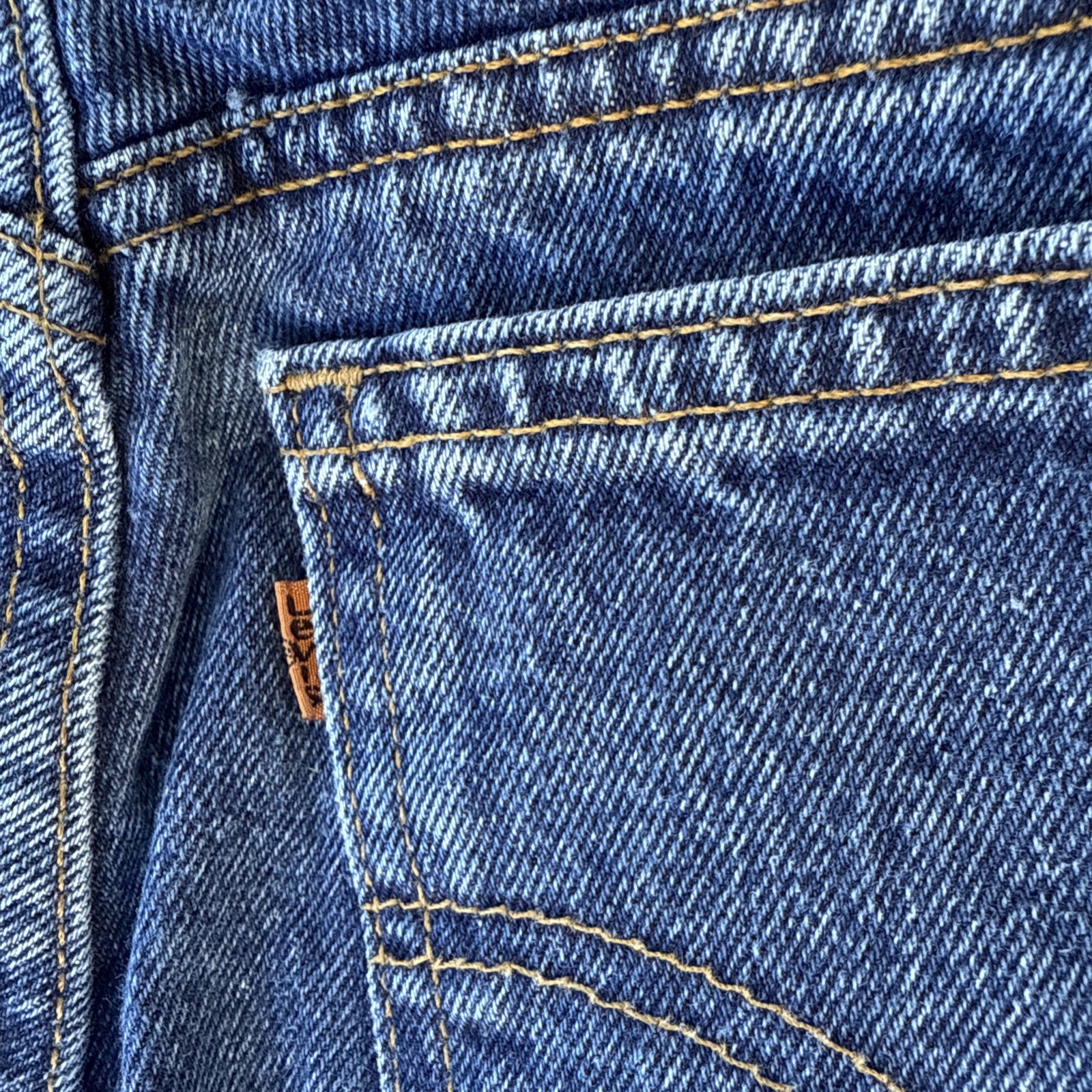Vintage 1997 Levi’s 960 Orange Tab Loose Fit Straight Leg Jeans Size 5 JR M Blue