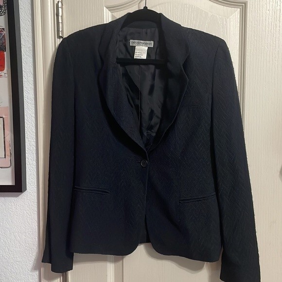 Vintage Emporio Armani Blazer Minimalist Quiet Luxury Old Money Academia Capsule