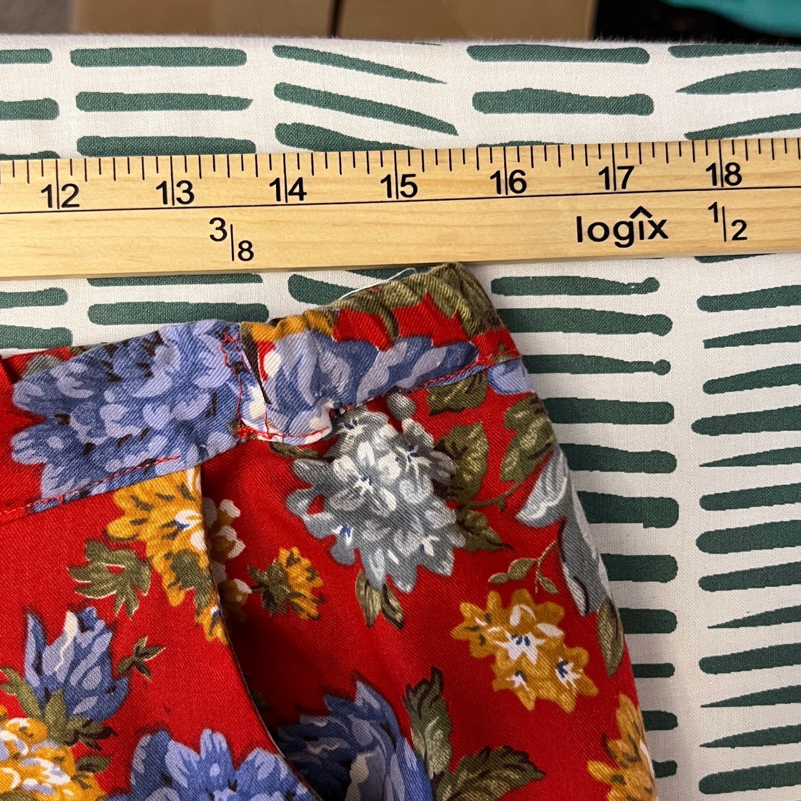 90s Vintage Floral Midi Skirt Women’s Large Cottagecore Coastal Grandmother