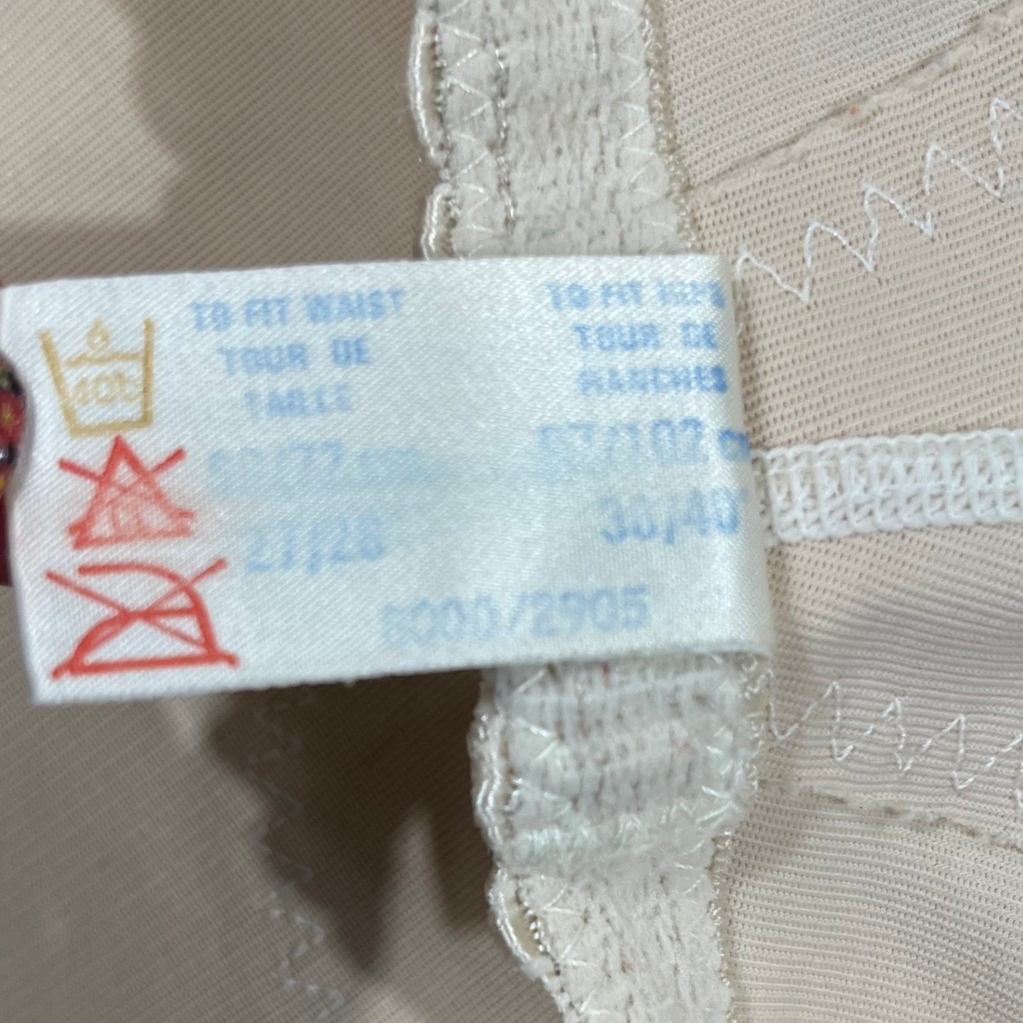 St Michael Girdle Shorts Women 27/28 Nude High Waist Shaper UK Made