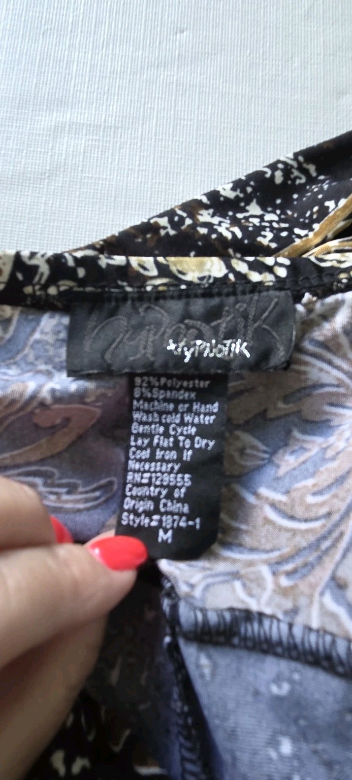 Hypnotik Y2K Multi Browns Empire Waist Halter Dress Paisley Boho Hippy Sz M