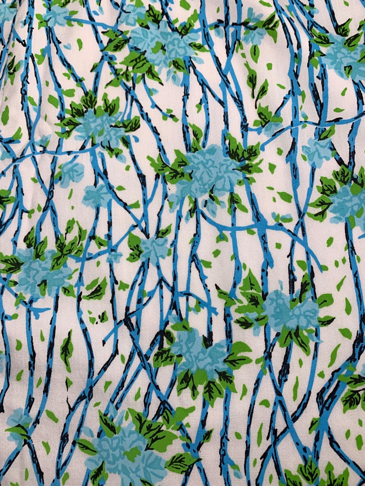 VESTED GENTRESS Vintage 70s/80s Women’s Floral + Vine Print Skirt – Sz L