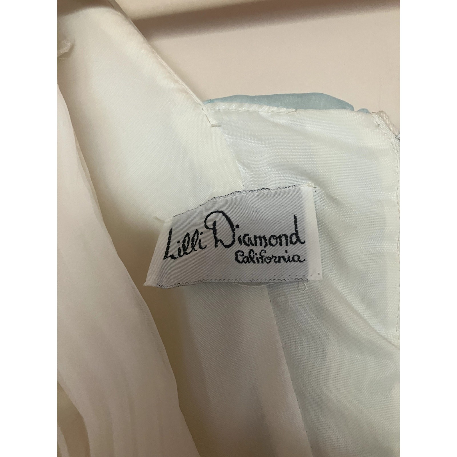 VINTAGE 50s-60s Lilli Diamond of California Gown Dress Small S REGENCY FAIRY