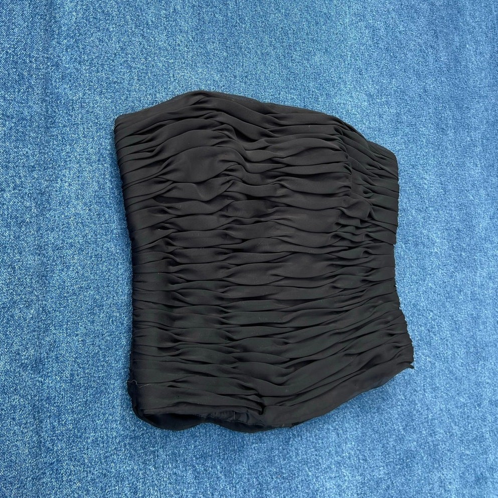 90s Impression strapless bustier corset top