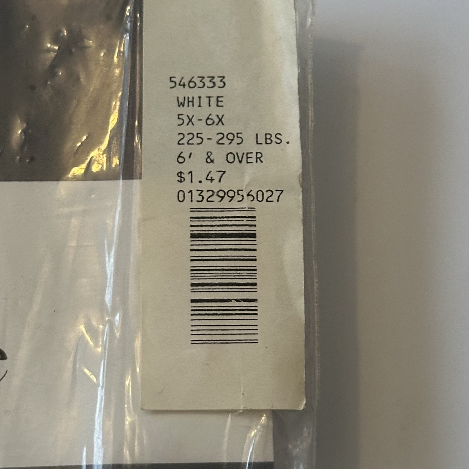 Vintage QUEEN Size Pantyhose Stockings SHEER Stretch WHITE New 5X 6X READ
