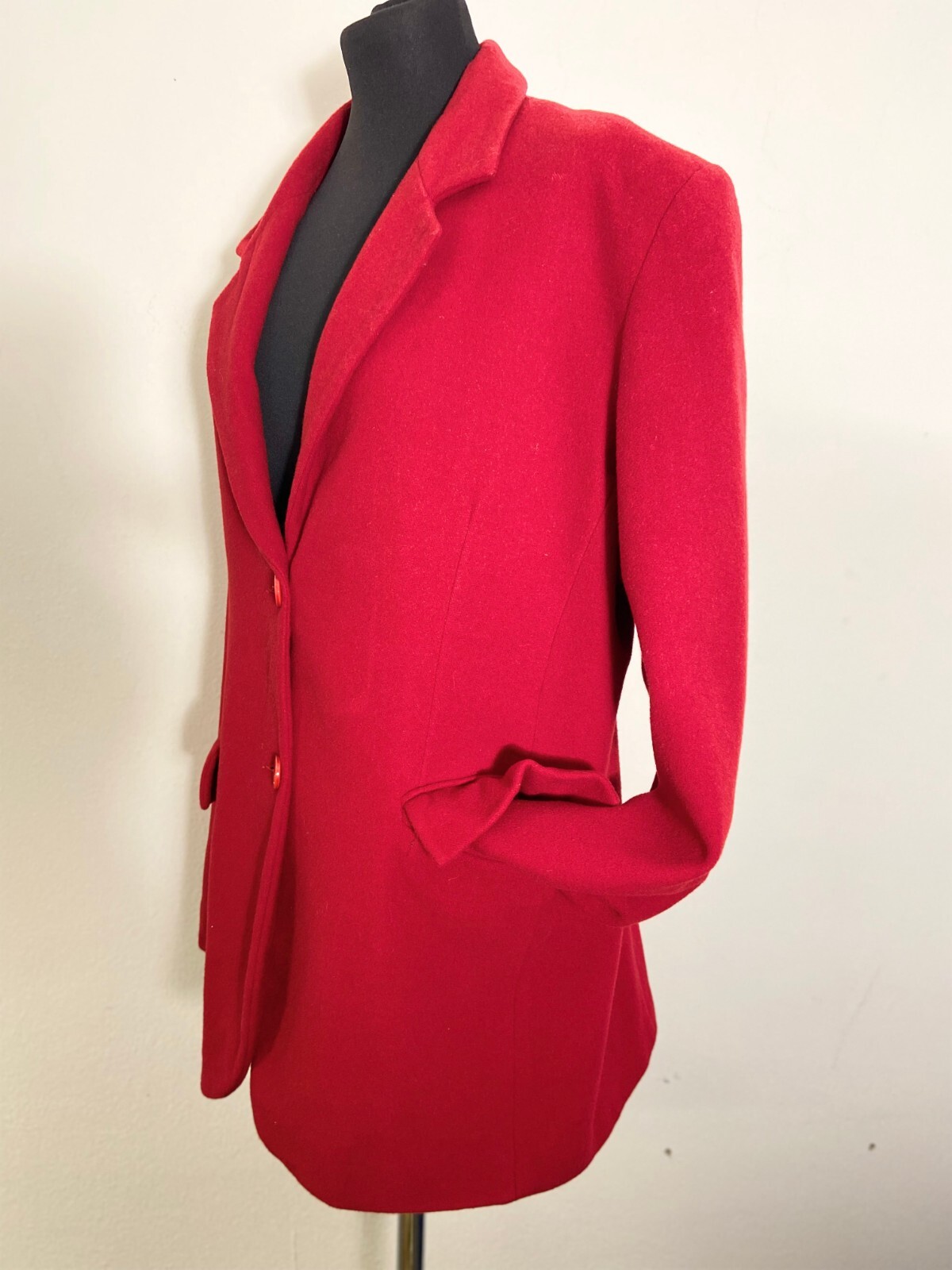 90s red blazer | Elevate Your Look with this Stunning Red Wool Blazer for Women