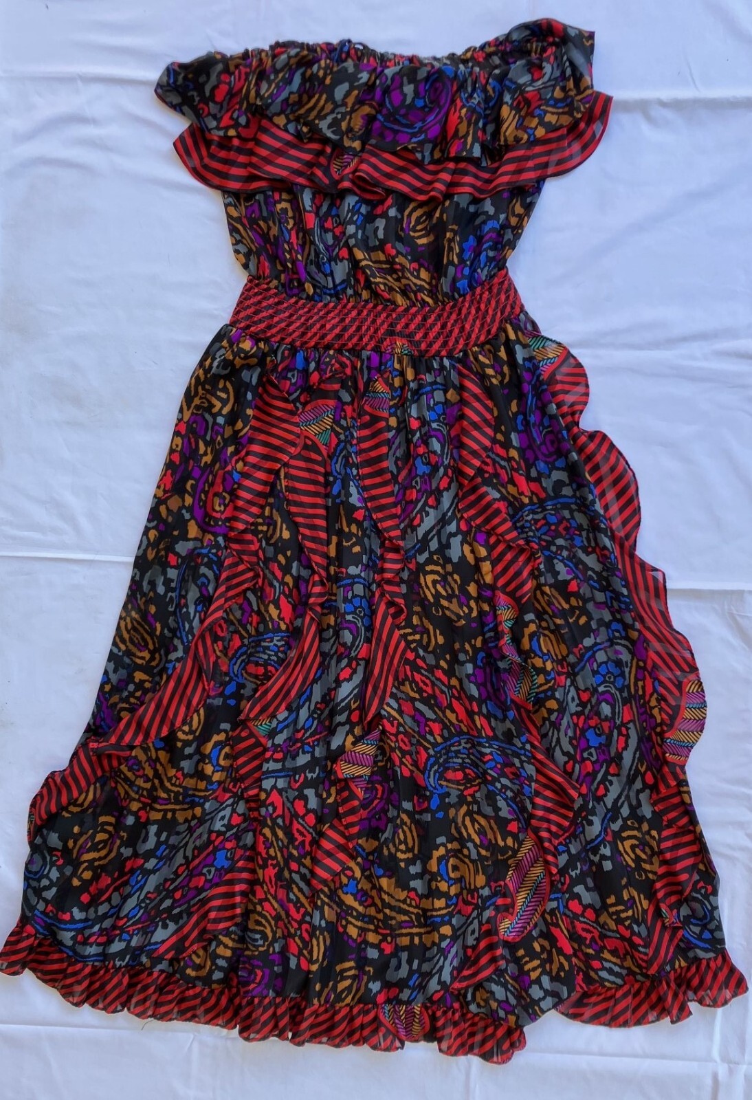 ASSORTI for Susan Freis Vintage c1980 Dress, Medium size