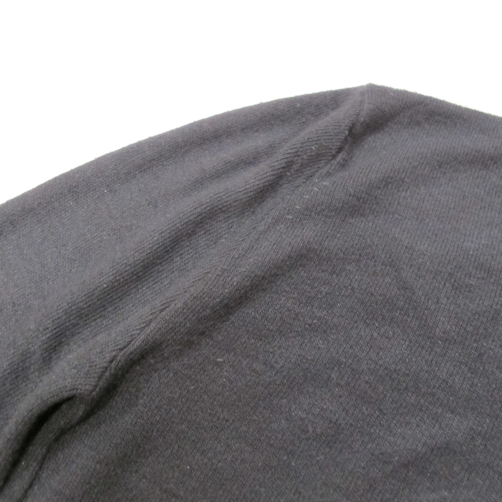 Vintage Featherknits Sweater Womens Small Black Mod 60s Acrylic Minimalist Basic