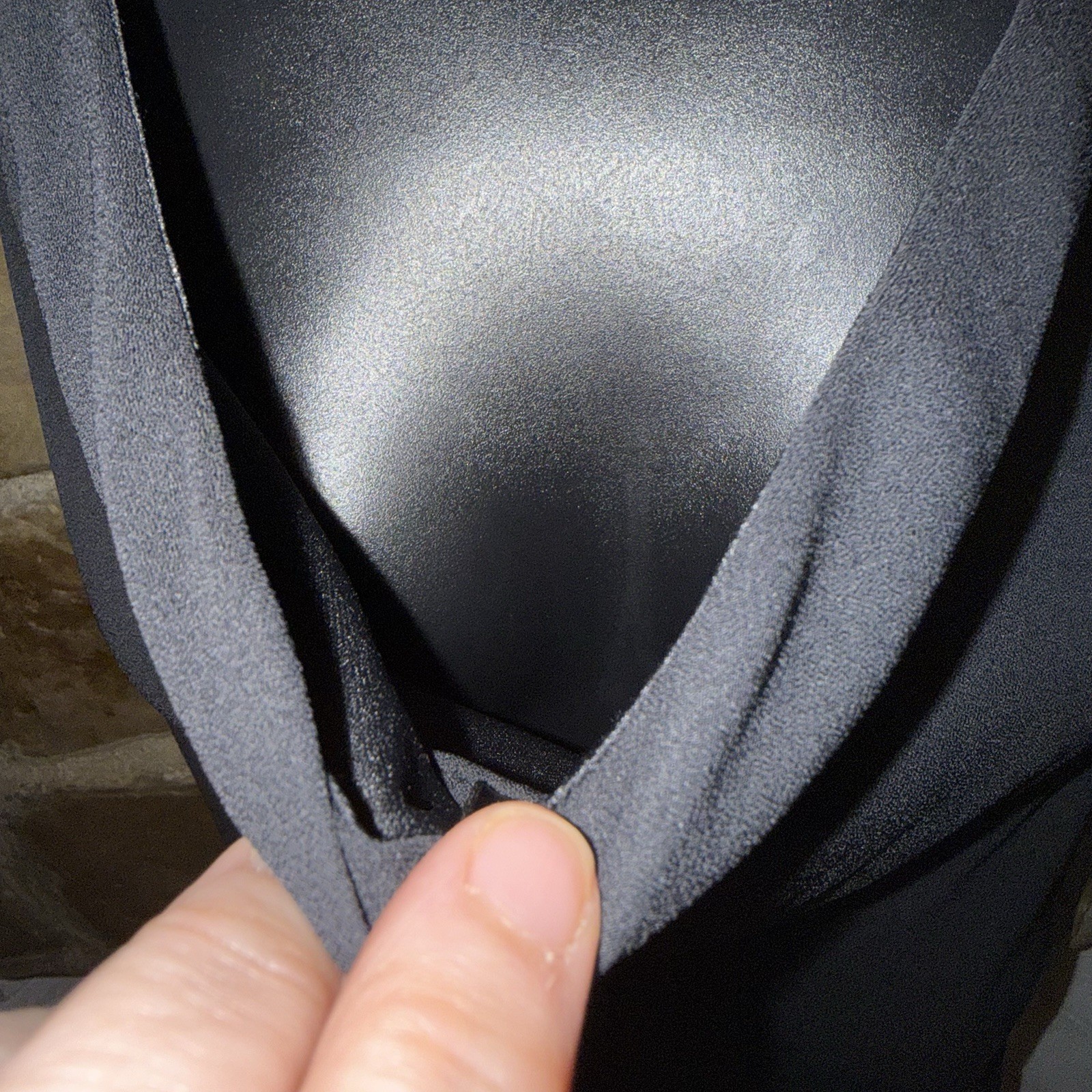 VTG Jump! Sleeveless Cowl Neck LBD Formal Dress Sheer 7/8 Bow Tie Back Elegant
