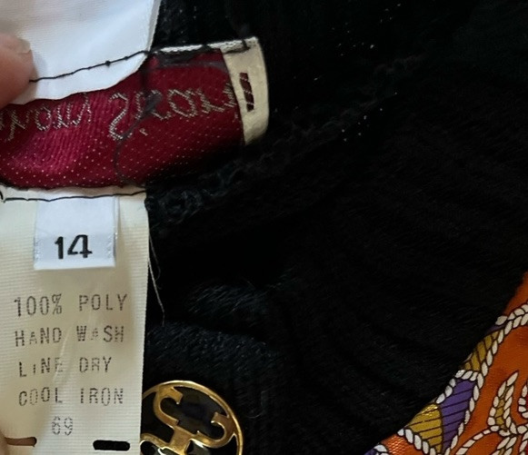 Vintage 80s Anthony Sicari Embellished Sweater 14 Made In USA St John Style