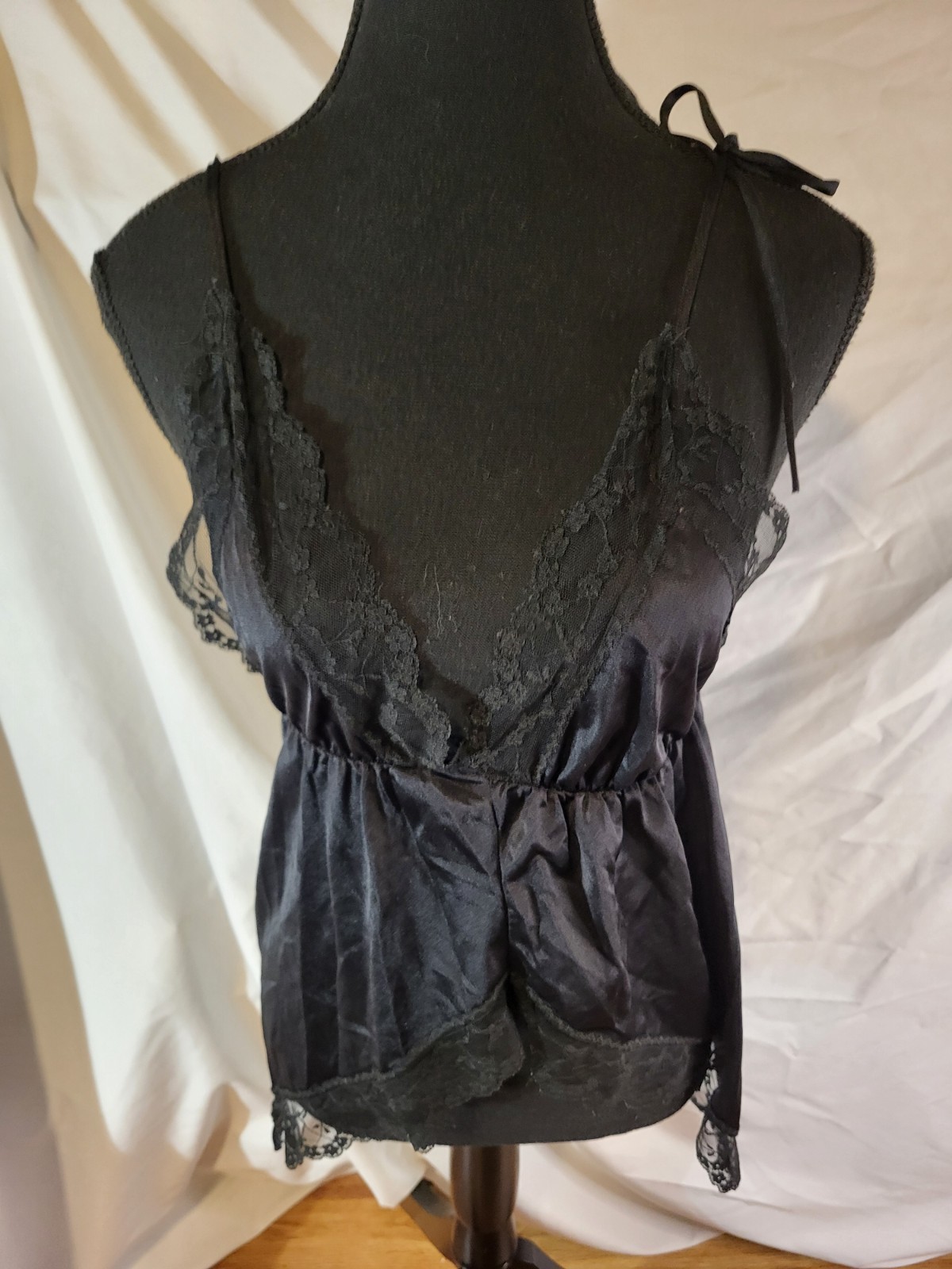 Undercover Wear Nylon 100% Nylon Sexy Black Lace Teddy Size Small