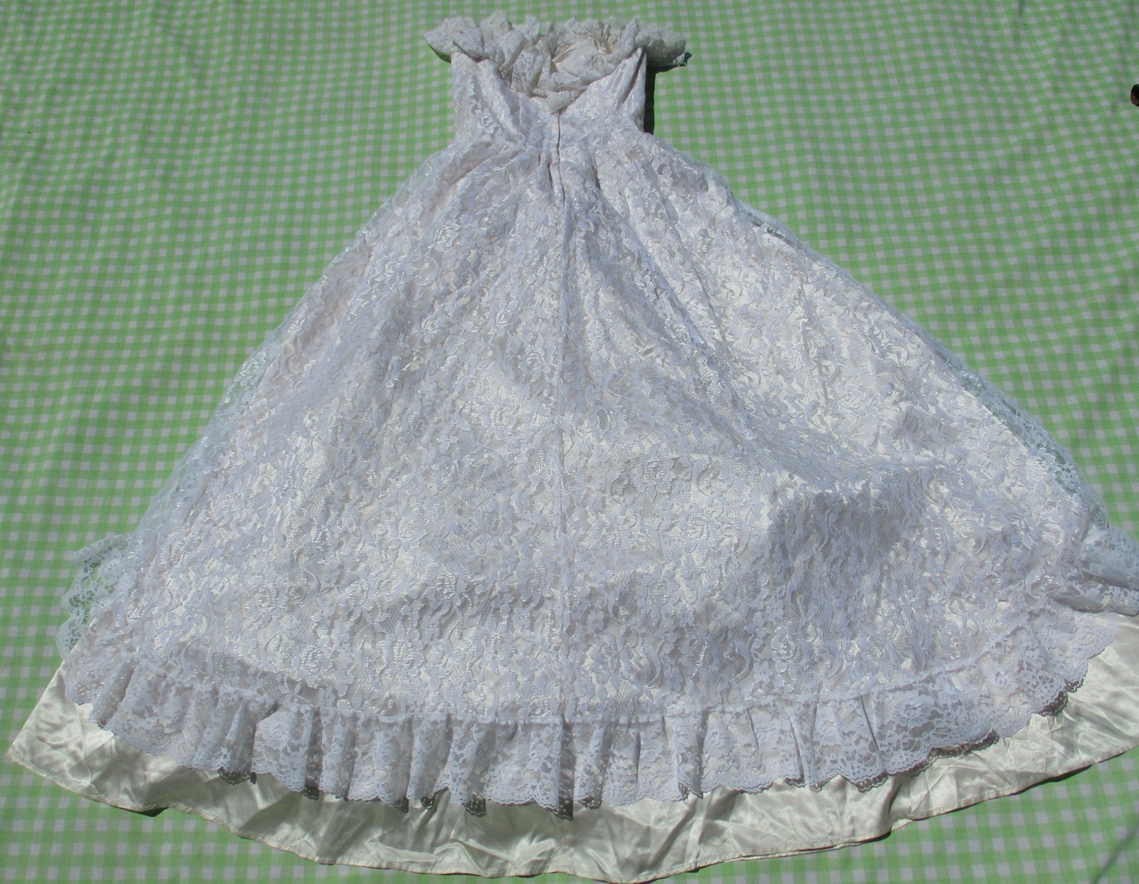 Vintage 70s 80s Gunne Sax Jessica Rococo Southern Bell Strapless Ball Gown Dress