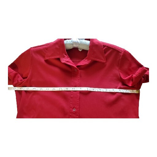 70s SEARS Sportswear The Shirt Perma Prest Women’s No Size Tag Small SEE MEASURE