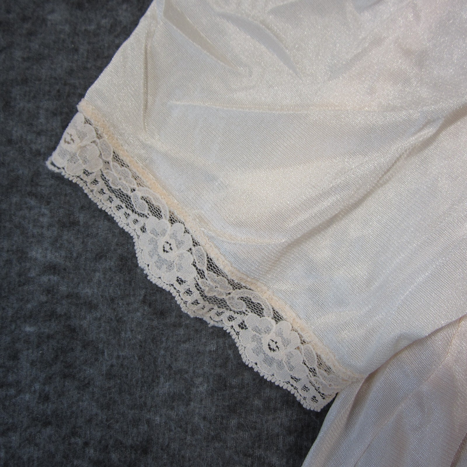 Vtg Vassarette Sleep Top 2XL Pink Floral Grandma Modest Cottagecore Sweet Silky