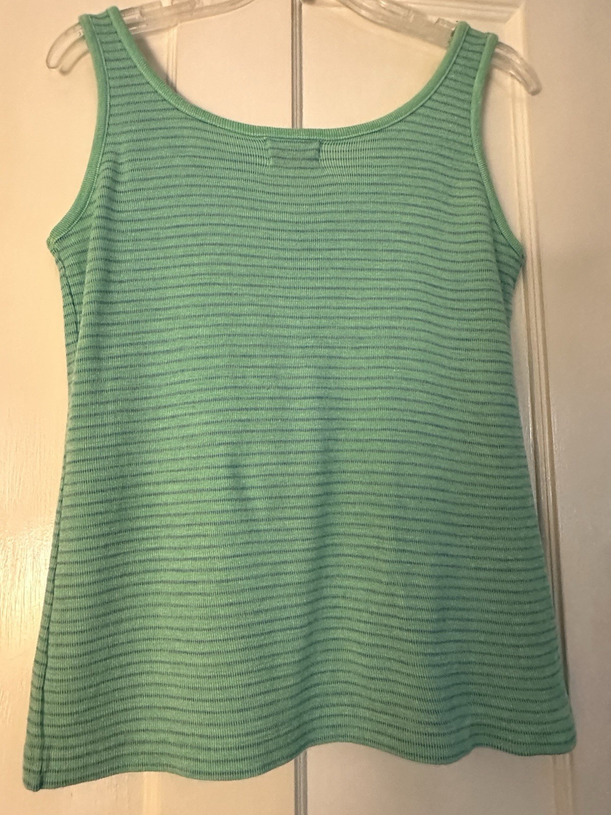 Vintage 70s/80s Kupra by Zado Women’s Tank Top Size M Mint Green/Periwinkle Cute