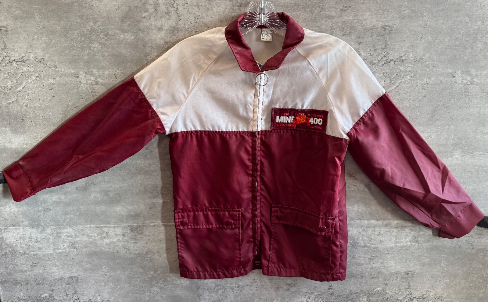 Vintage Calderon 1980 Mint 400 Desert Race Las Vegas Jacket Windbreaker Size L