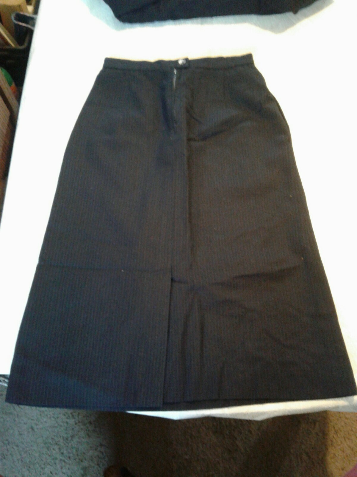 Vintage Saville Women Size 6 Pinstripe Skirt Suit Blazer (CB13)