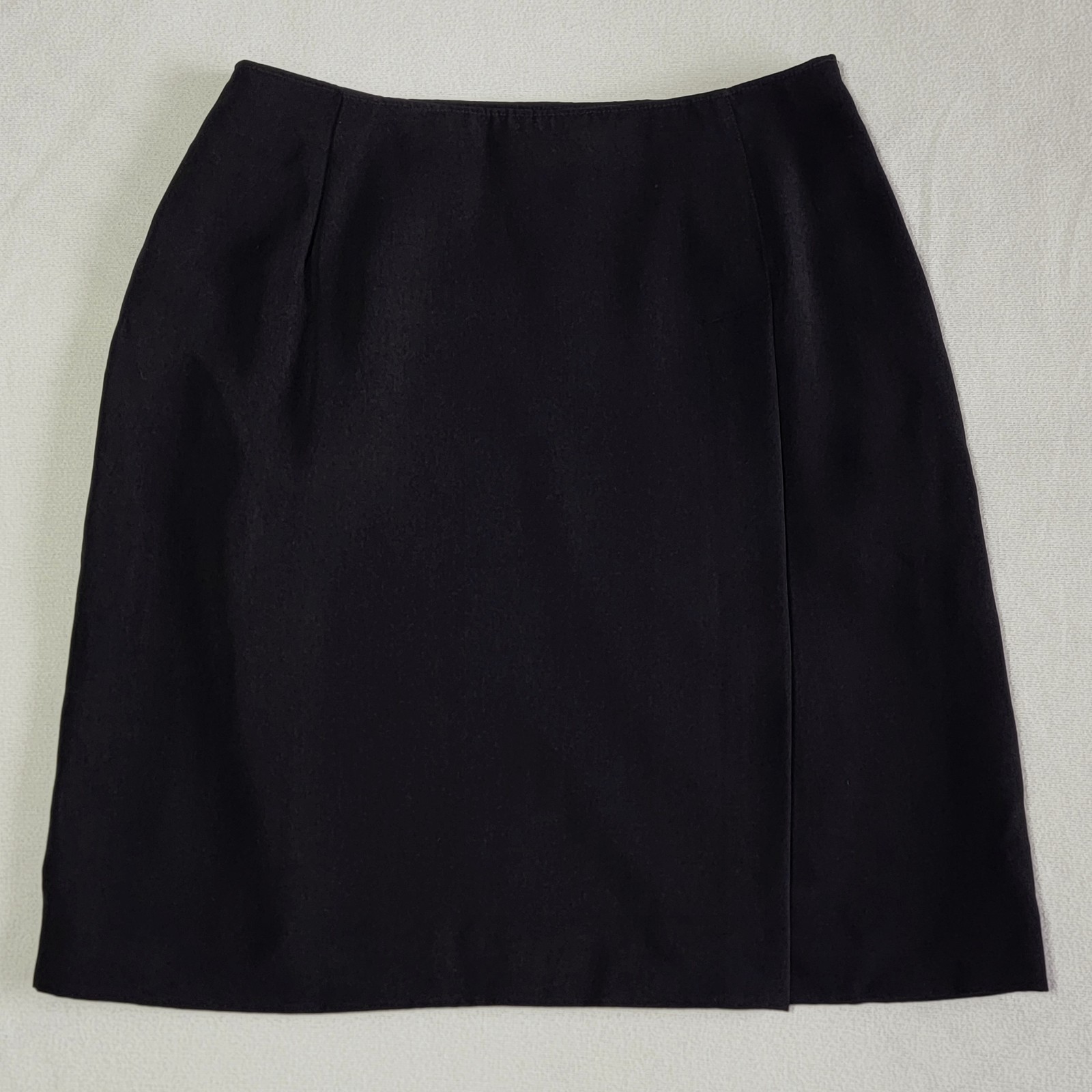 Vintage Geoffrey Beene Black Pencil Skirt Size 4 Minimalist 90s Career Office