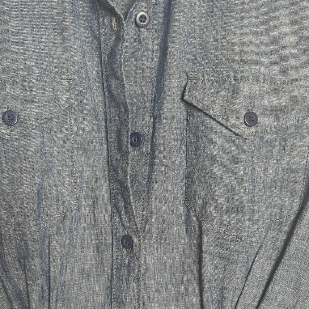 Gap 1969 Chambray Shirt Dress Size Medium *Missing Original Belt*