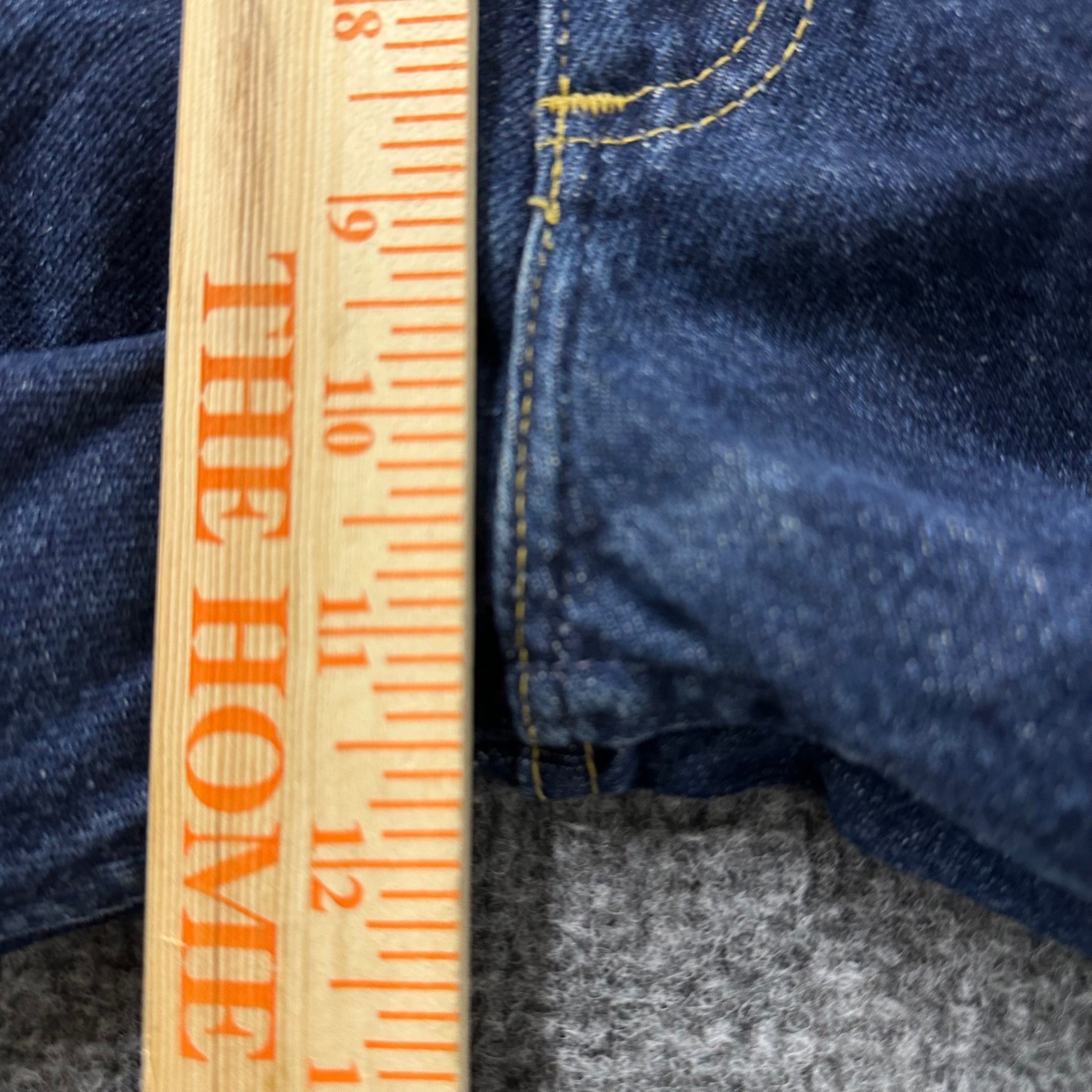 Lee Jeans Womens Size 9 Dark Wash High Waisted Straight Leg Cotton Made in USA