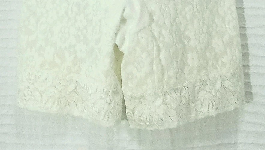 Crown-ette HI-Waisted Girdle with zipper 26/ S White VINTAGE