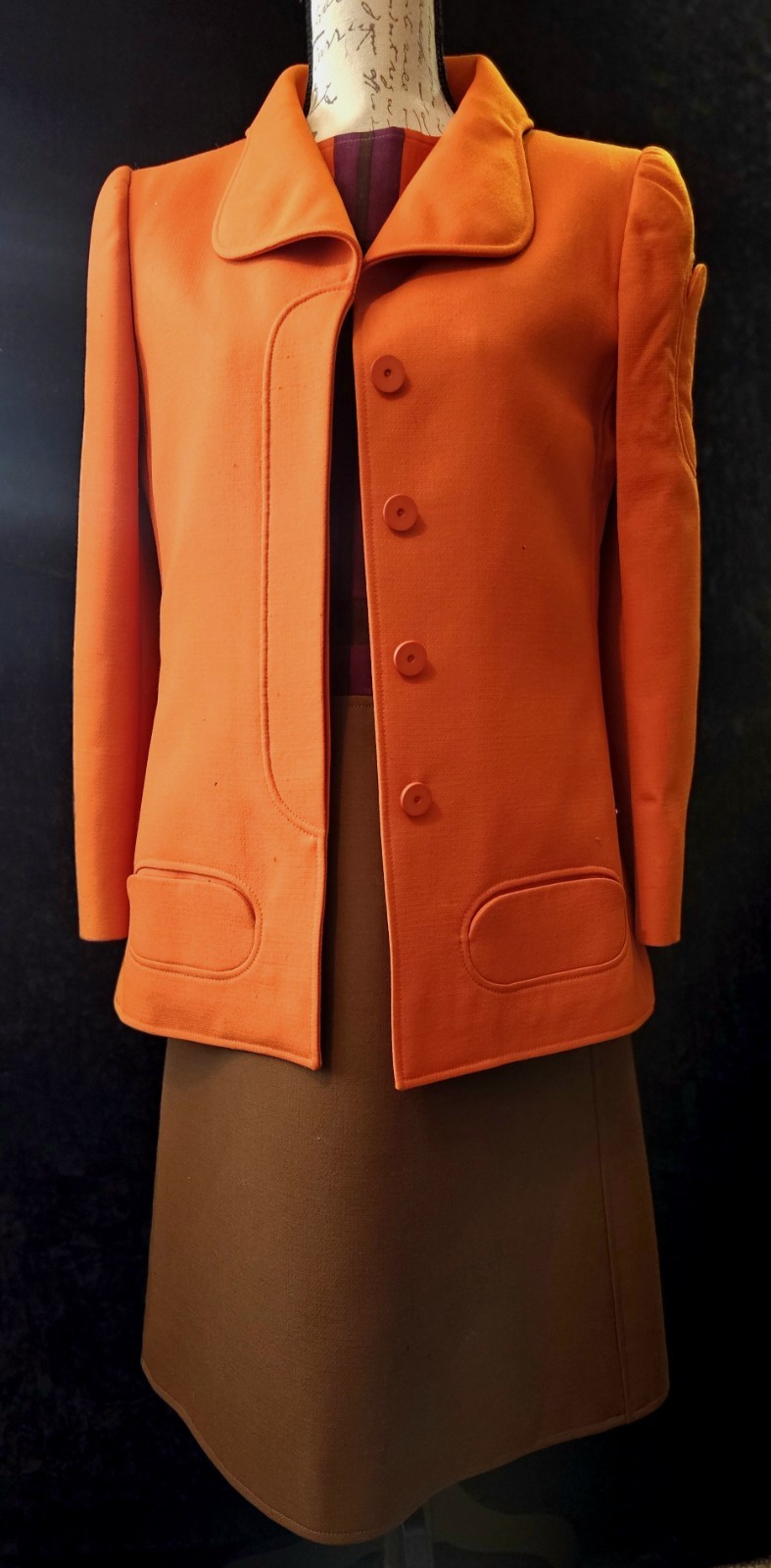 VTG Jean Marie Armand Paris Diffusion Dress & Jacket Set, Bonwitt Teller 60s Mod