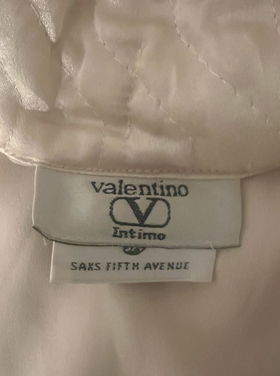 valentino intimo vintage gown and robe small- sacks fifth ave