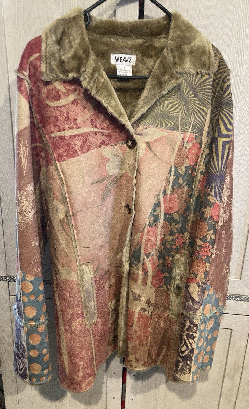 Vintage Floral Print Duster