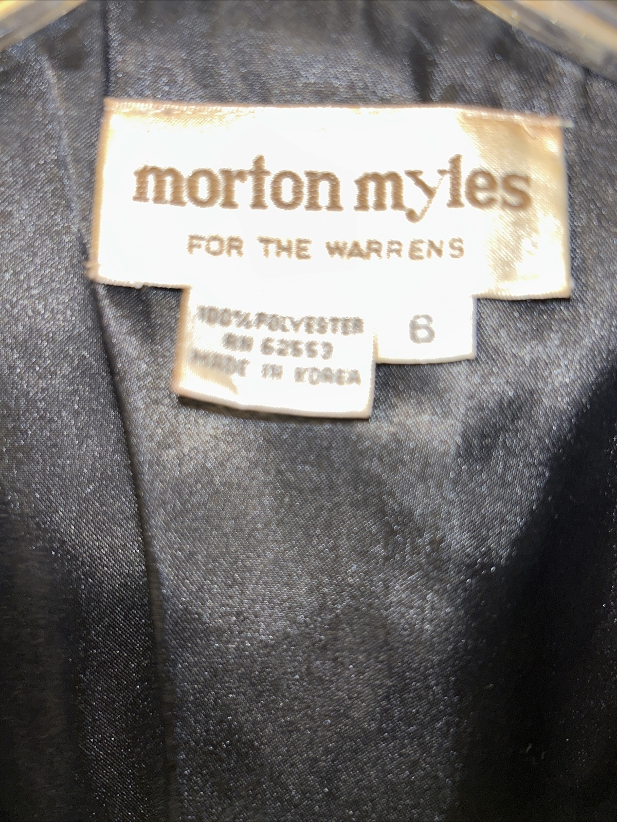 Morton Myles For The Warrens Sequined Jacket Vintage Size 6