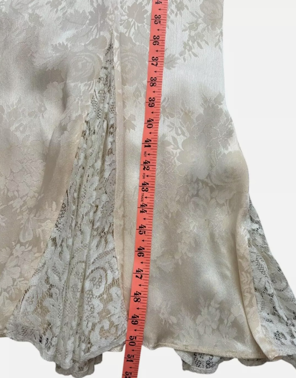 VTG Jessica McClintock Ivory Lace Wedding Dress Sz 4 / 6 Whimsigoth 80’s *READ