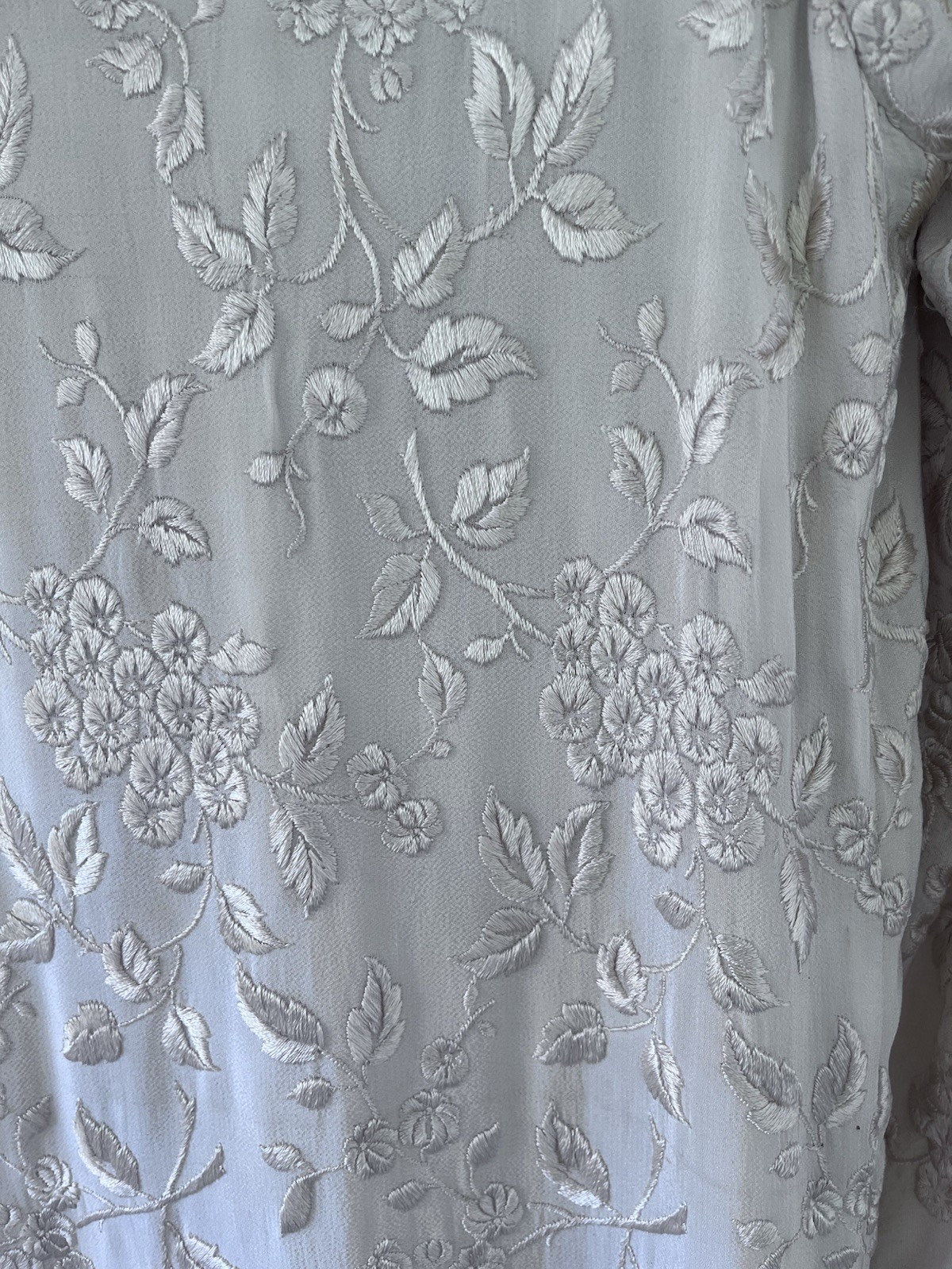1920s Art Deco Vintage Embroidered Blush Silk Coat Attributed To House Of Lanvin